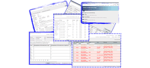 SAEAUT SCADA Web Client™ rôzne pohľady