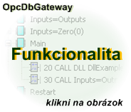 OpcDbGateway Funkcionalita