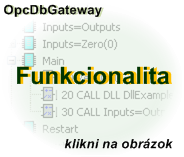 OpcDbGateway Funkcionalita OpcDbGateway Funkcionalita